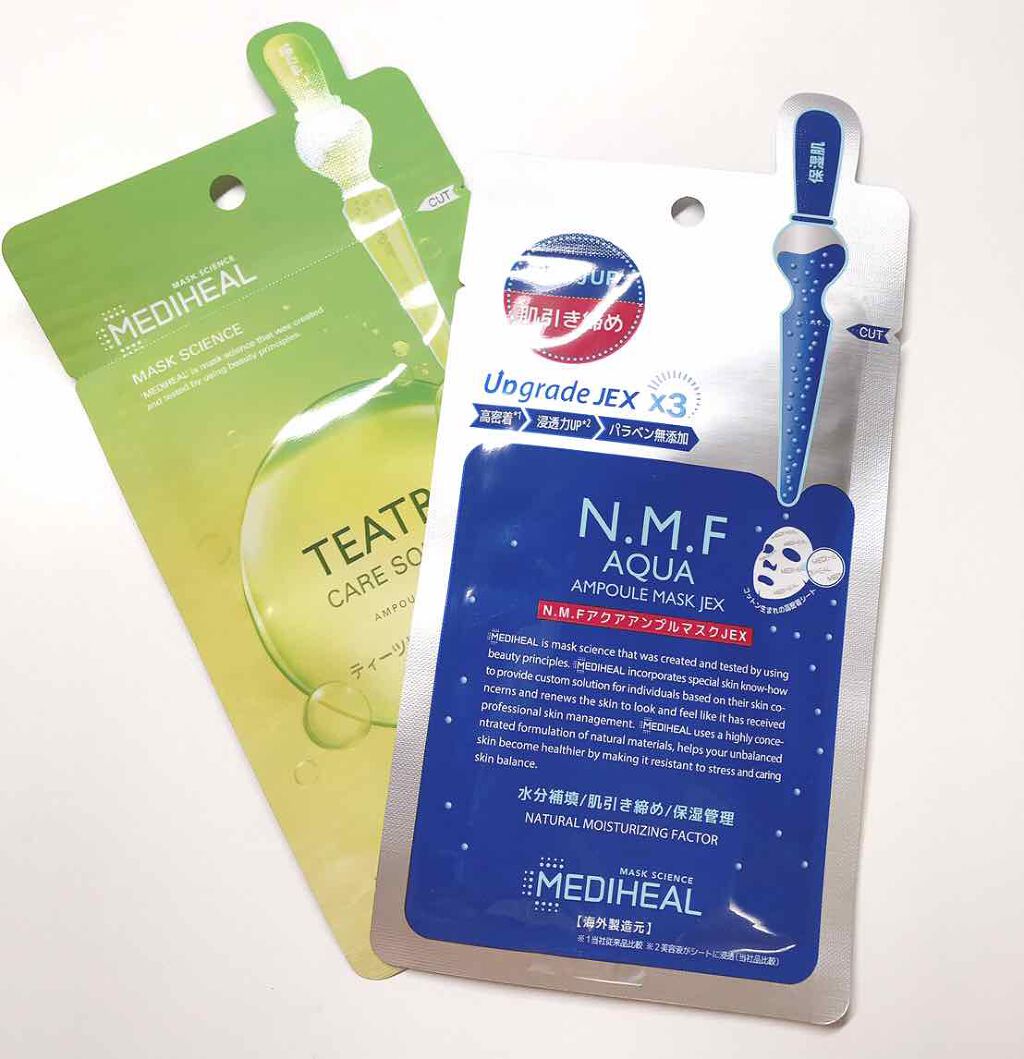 N.M.FアクアアンプルマスクJEX/MEDIHEAL/シートマスク・パックを使ったクチコミ（1枚目）
