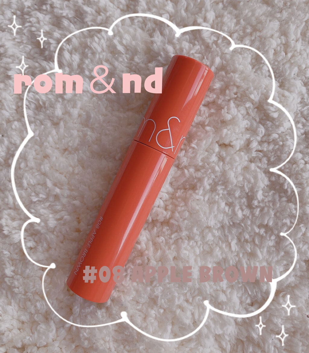 ジューシーラスティングティント/rom&nd/リップティントを使ったクチコミ（1枚目）