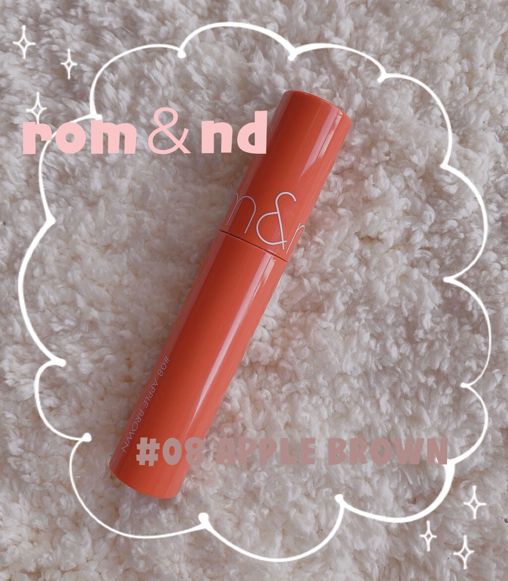 ジューシーラスティングティント/rom&nd/リップティントを使ったクチコミ(1枚目)