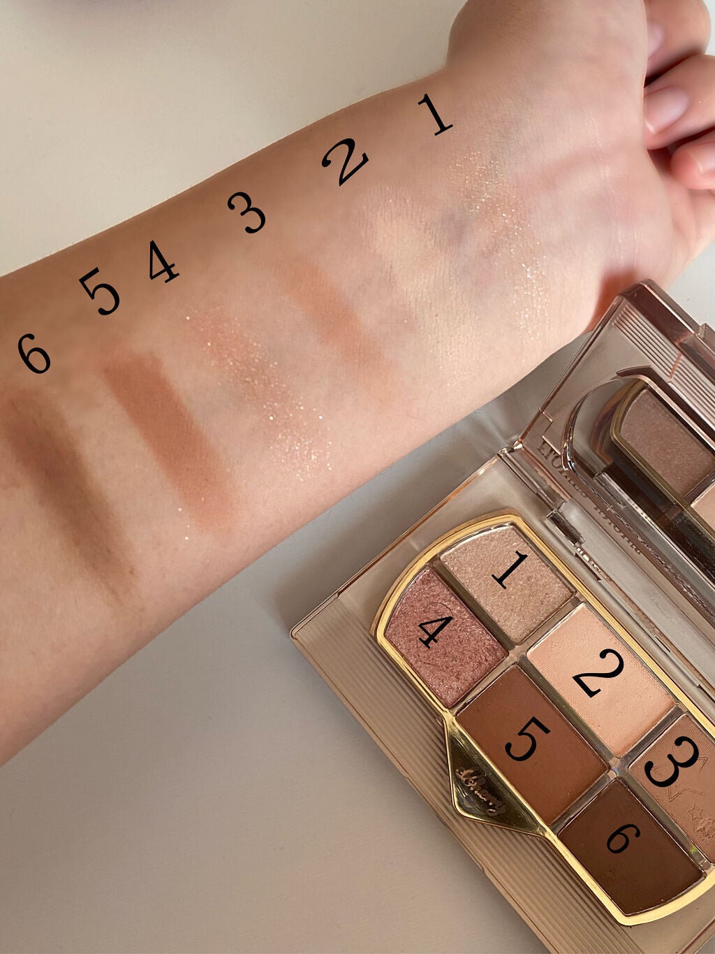 レトロマグネティック アイシャドウパレット/FlowerKnows/アイシャドウパレットを使ったクチコミ(2枚目)