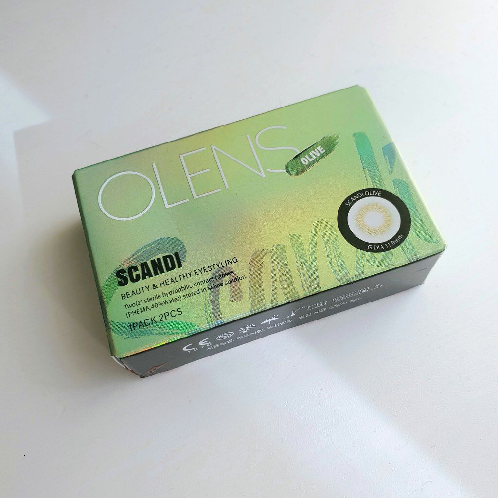 SCANDI(スカンディ)/OLENS/カラーコンタクトレンズを使ったクチコミ(1枚目)