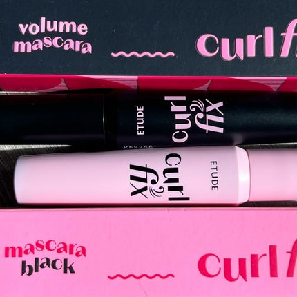 カールフィックスマスカラ ボリュームブラック/ETUDE/マスカラを使ったクチコミ(5枚目)