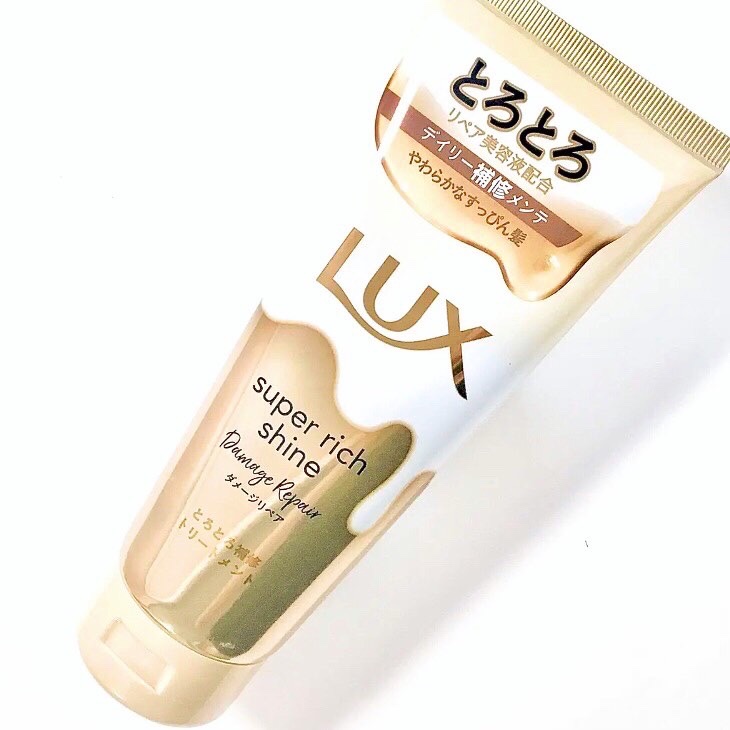 スーパーリッチシャイン ダメージリペア とろとろ補修トリートメント 150g/LUX/洗い流すヘアトリートメントを使ったクチコミ（2枚目）