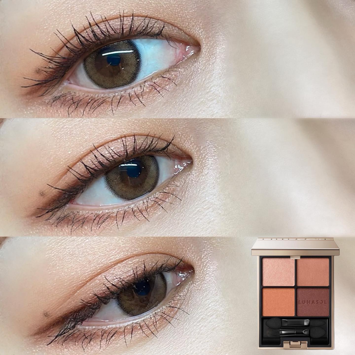 アイカラーレーション/LUNASOL/アイシャドウパレットを使ったクチコミ（1枚目）