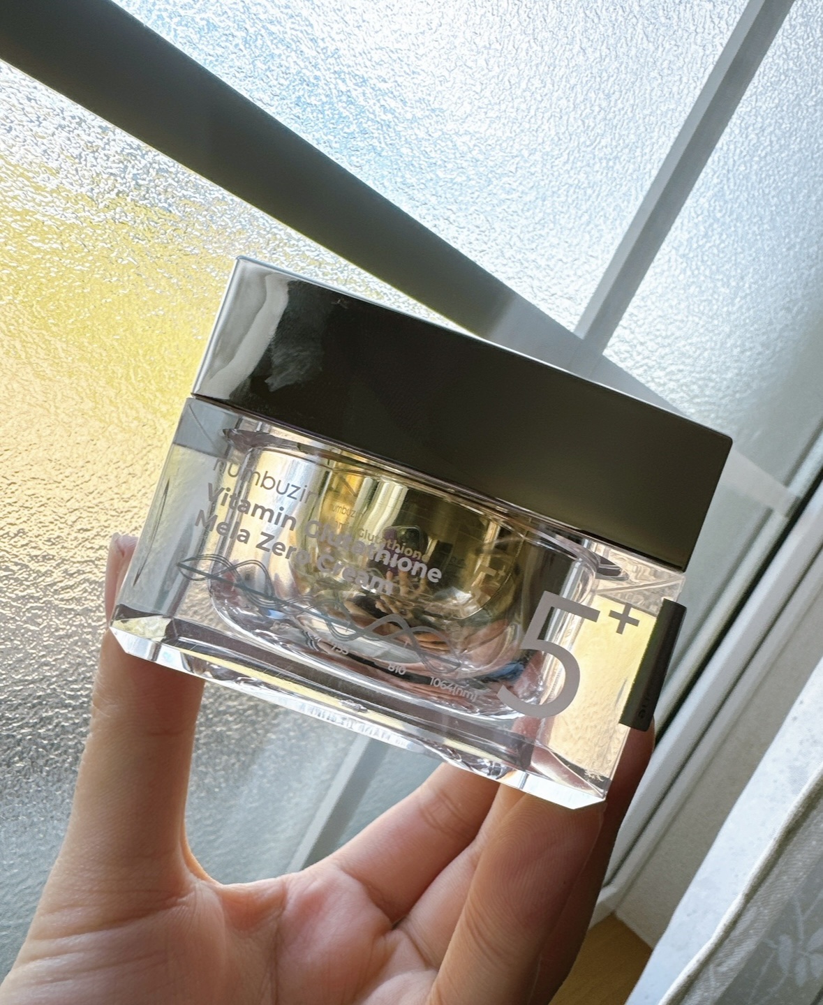 5番 白玉グルタチオンCメラゼロクリーム/numbuzin/フェイスクリームを使ったクチコミ（1枚目）