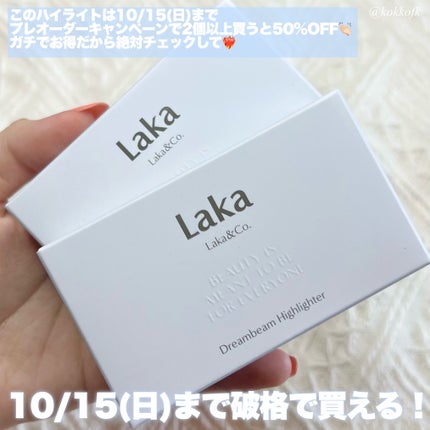 ドリームビームハイライター/Laka/パウダーハイライトを使ったクチコミ(6枚目)
