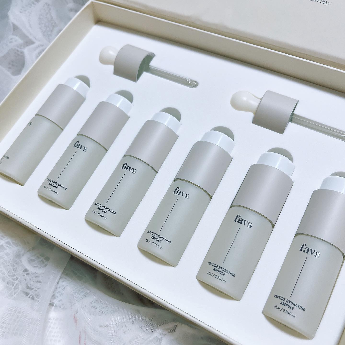 ペプチドハイドレーティングアンプル/favs/美容液を使ったクチコミ（1枚目）