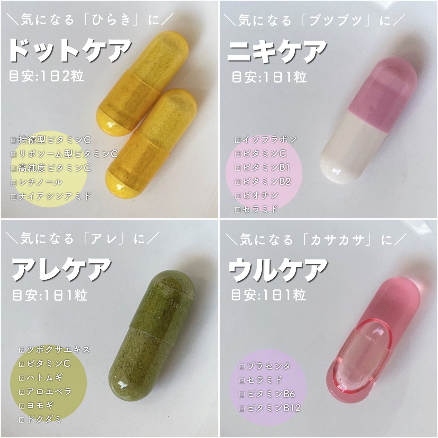 フィート+ VITAMIN C ドットケア/Feat./美容サプリメントを使ったクチコミ(3枚目)