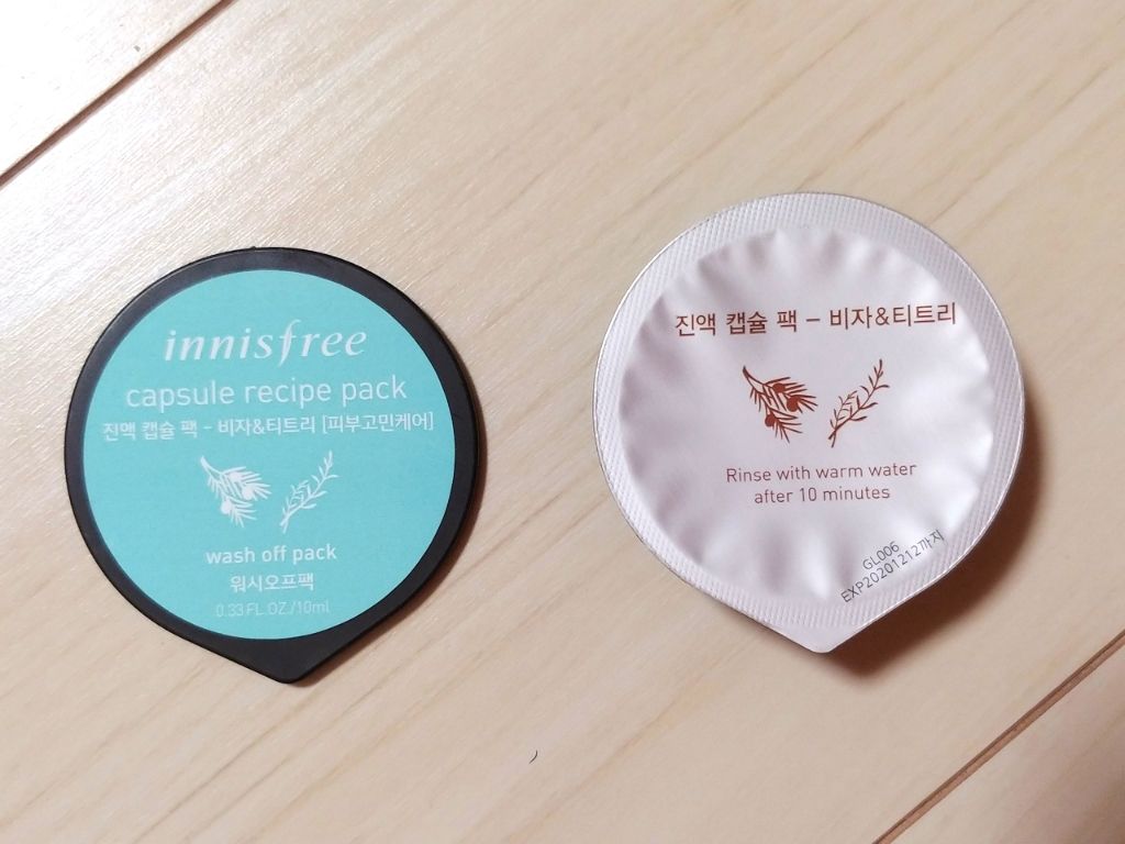カプセルレシピパック B&T/innisfree/洗い流すパック・マスクを使ったクチコミ(3枚目)
