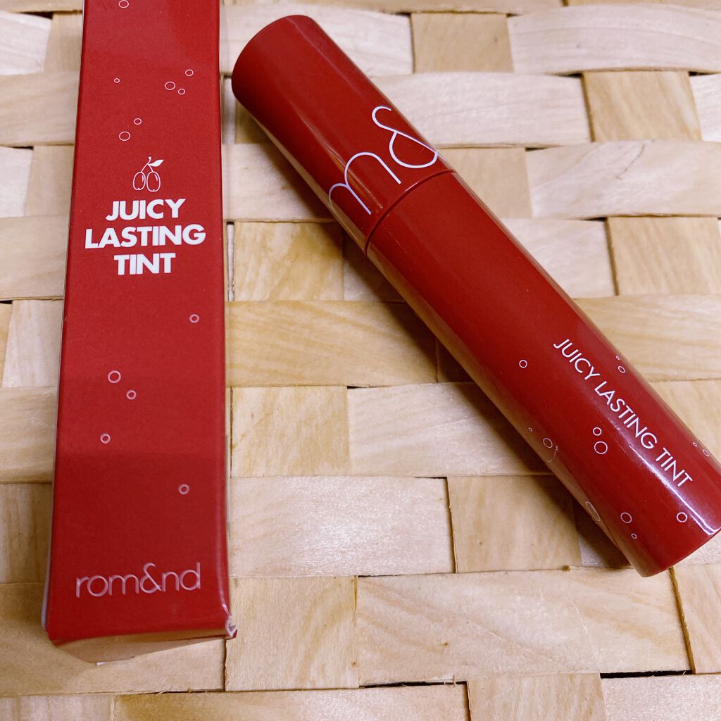 ジューシーラスティングティント/rom&nd/リップティントを使ったクチコミ(1枚目)