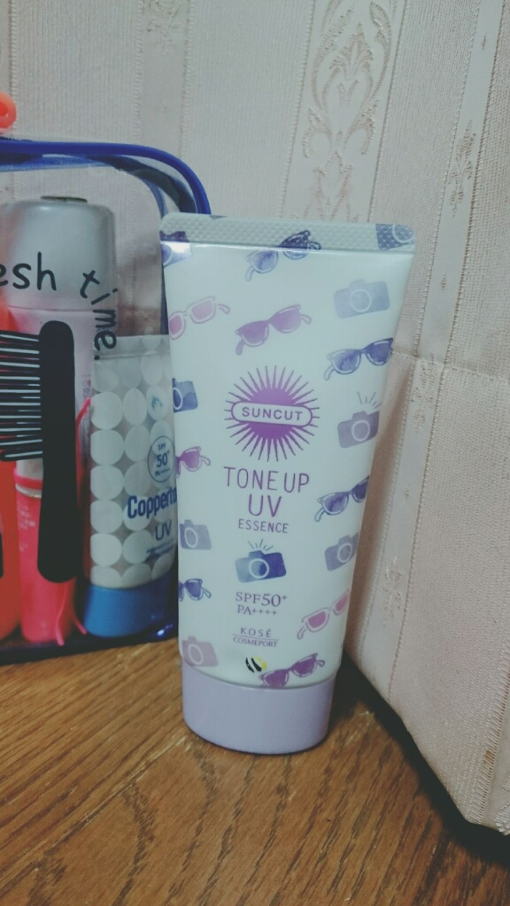 トーンアップUV エッセンス/サンカット®/日焼け止めローションを使ったクチコミ（3枚目）