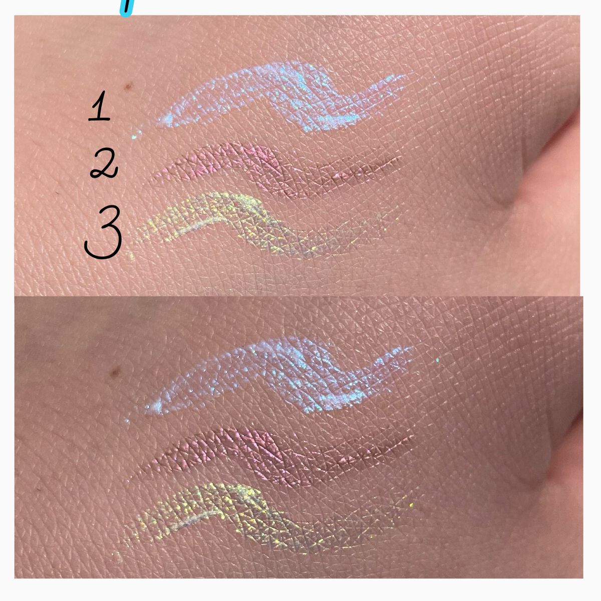 オーロラリキッドアイシャドウ 01/aZTK/リキッドアイシャドウを使ったクチコミ（2枚目）