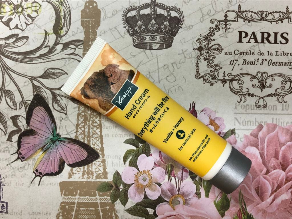 ハンドクリーム バニラ&ハニーの香り/クナイプ/ハンドクリームを使ったクチコミ(1枚目)