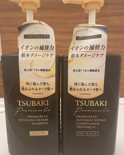 プレミアムEX インテンシブリペア <シャンプー>/コンディショナー<ヘアトリートメント> /TSUBAKI/市販シャンプーを使ったクチコミ(1枚目)