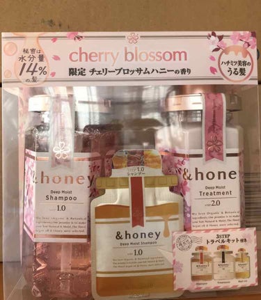 ディープモイスト シャンプー1.0／ヘアトリートメント2.0/&honey/シャンプー・コンディショナーを使ったクチコミ（1枚目）