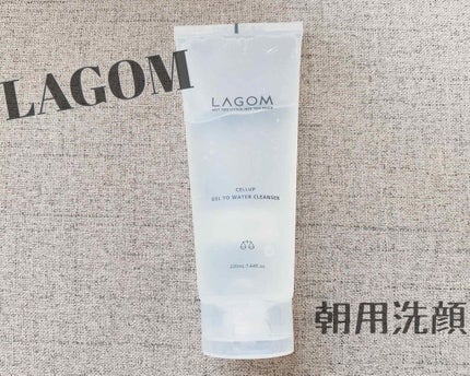 ラゴム ジェルトゥウォーター クレンザー(朝用洗顔)/LAGOM /その他洗顔料を使ったクチコミ(1枚目)