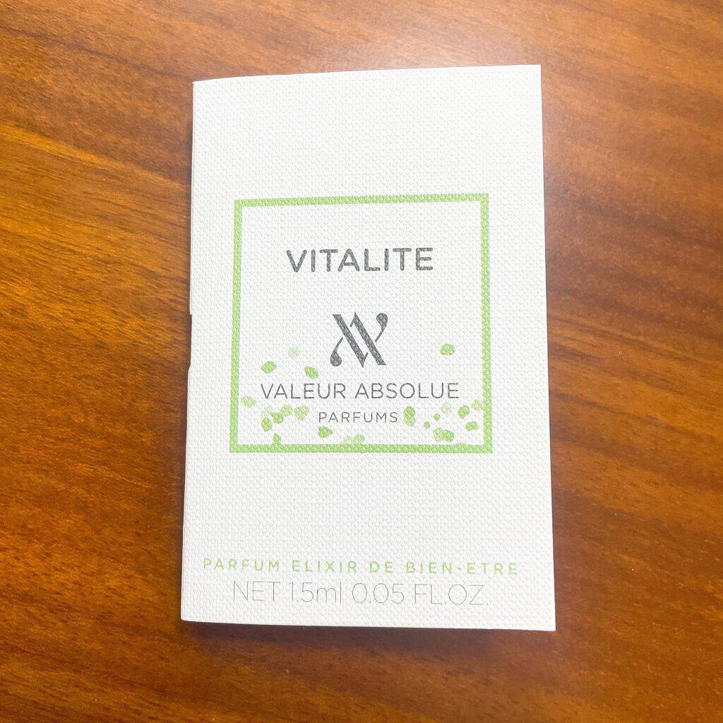 ヴィタリテ オードパルファム/ヴァルール・アブソリュ/香水(レディース)を使ったクチコミ（1枚目）