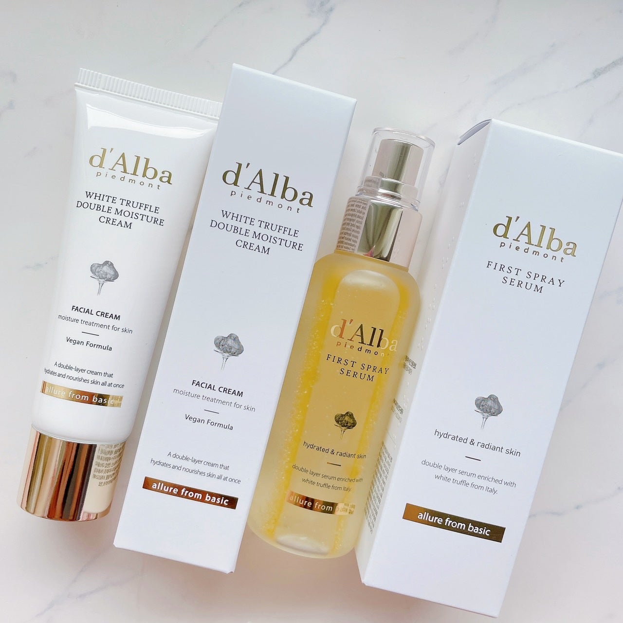 ダルバ ホワイトトリュフファーストスプレーセラム/ダルバ/ミスト状化粧水を使ったクチコミ(1枚目)