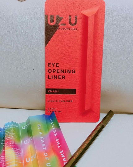 EYE OPENING LINER/UZU BY FLOWFUSHI/リキッドアイライナーを使ったクチコミ(1枚目)