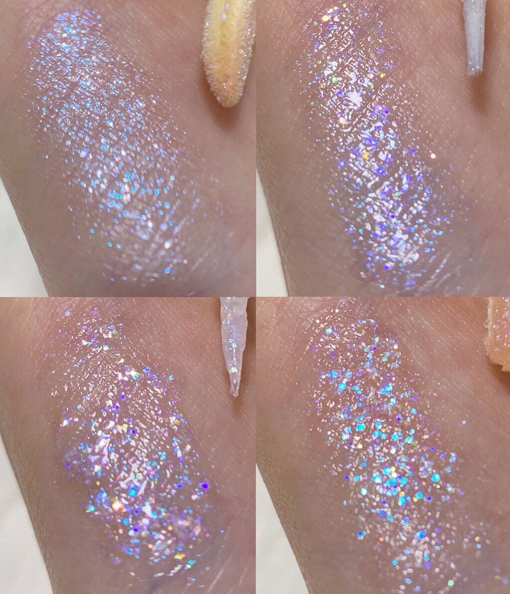 リキッド グリッター シャドウ/rom&nd/グリッターを使ったクチコミ(3枚目)