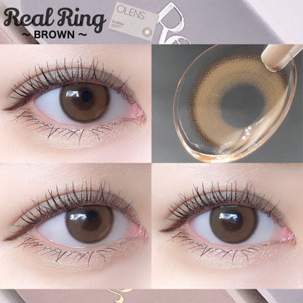 Real Ring 1Month/OLENS/1ヶ月(1MONTH)カラコンを使ったクチコミ(4枚目)