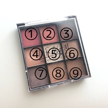 UR GLAM　BLOOMING EYE COLOR PALETTE/U R GLAM/アイシャドウパレットを使ったクチコミ（2枚目）