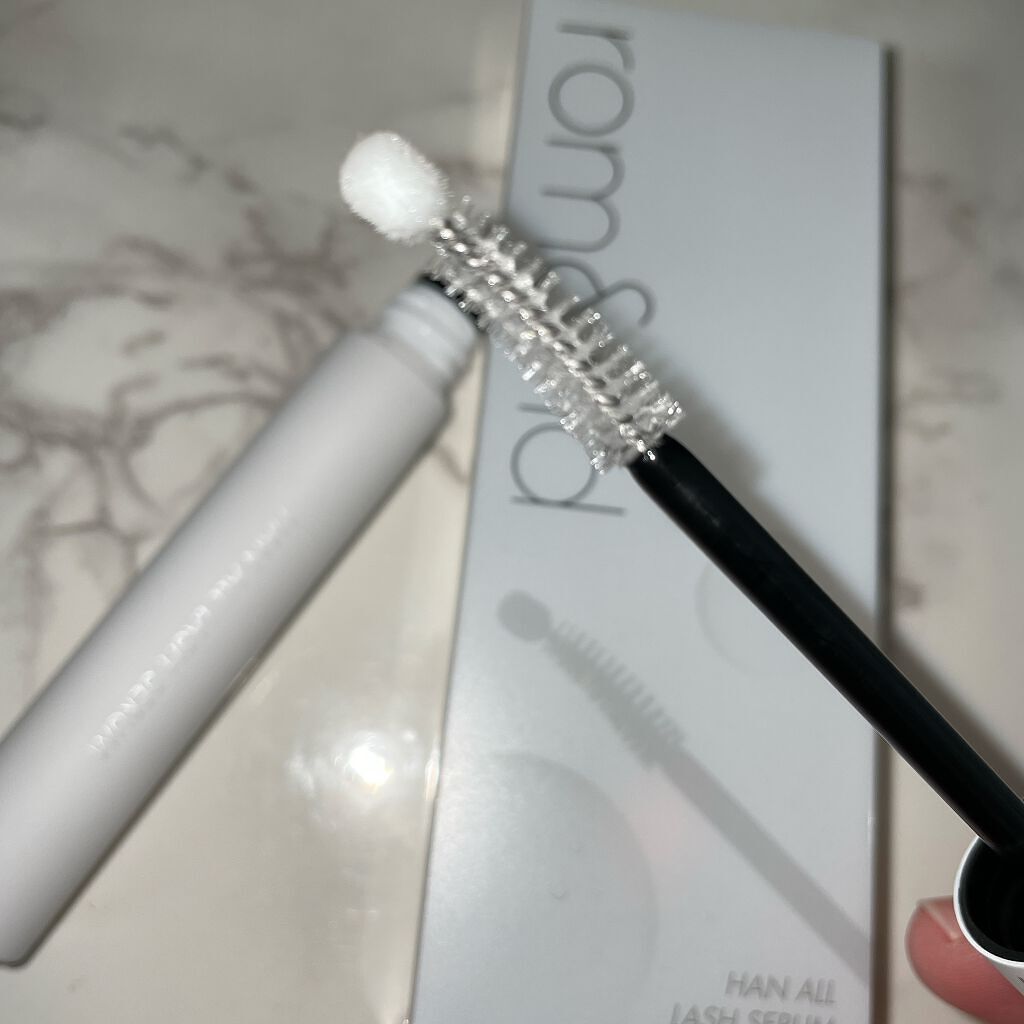 ハンオールラッシュセラム/rom&nd/まつげ美容液を使ったクチコミ（2枚目）