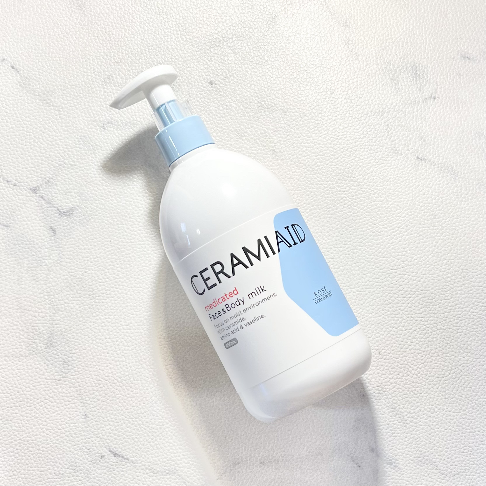 セラミエイド 薬用スキンミルク 450ml/セラミエイド/ボディミルクを使ったクチコミ（1枚目）