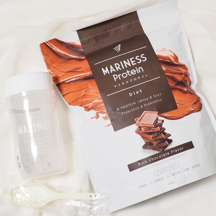 マリネスプロテイン(リッチチョコレートフレーバー)/mariness/その他プロテインを使ったクチコミ(10枚目)