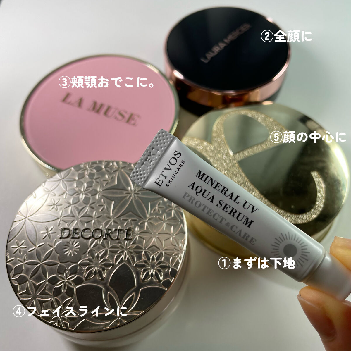 バイタルシアーブラッシャー/Laka/パウダーチークを使ったクチコミ（3枚目）