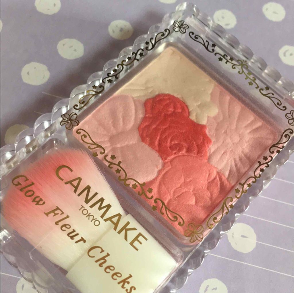 グロウフルールチークス/キャンメイク/パウダーチークを使ったクチコミ(1枚目)
