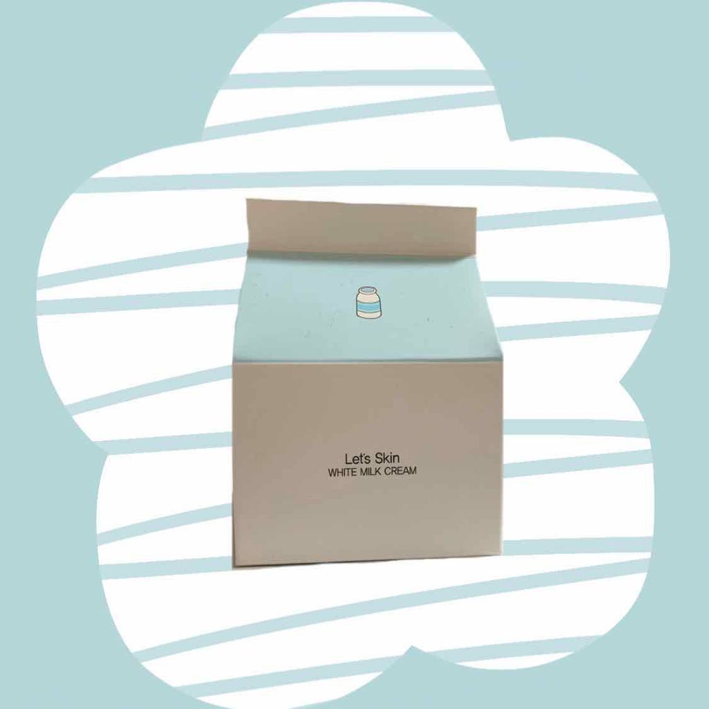 レッツスキン ホワイト ミルククリーム/SHINBEE JAPAN /フェイスクリームを使ったクチコミ（1枚目）