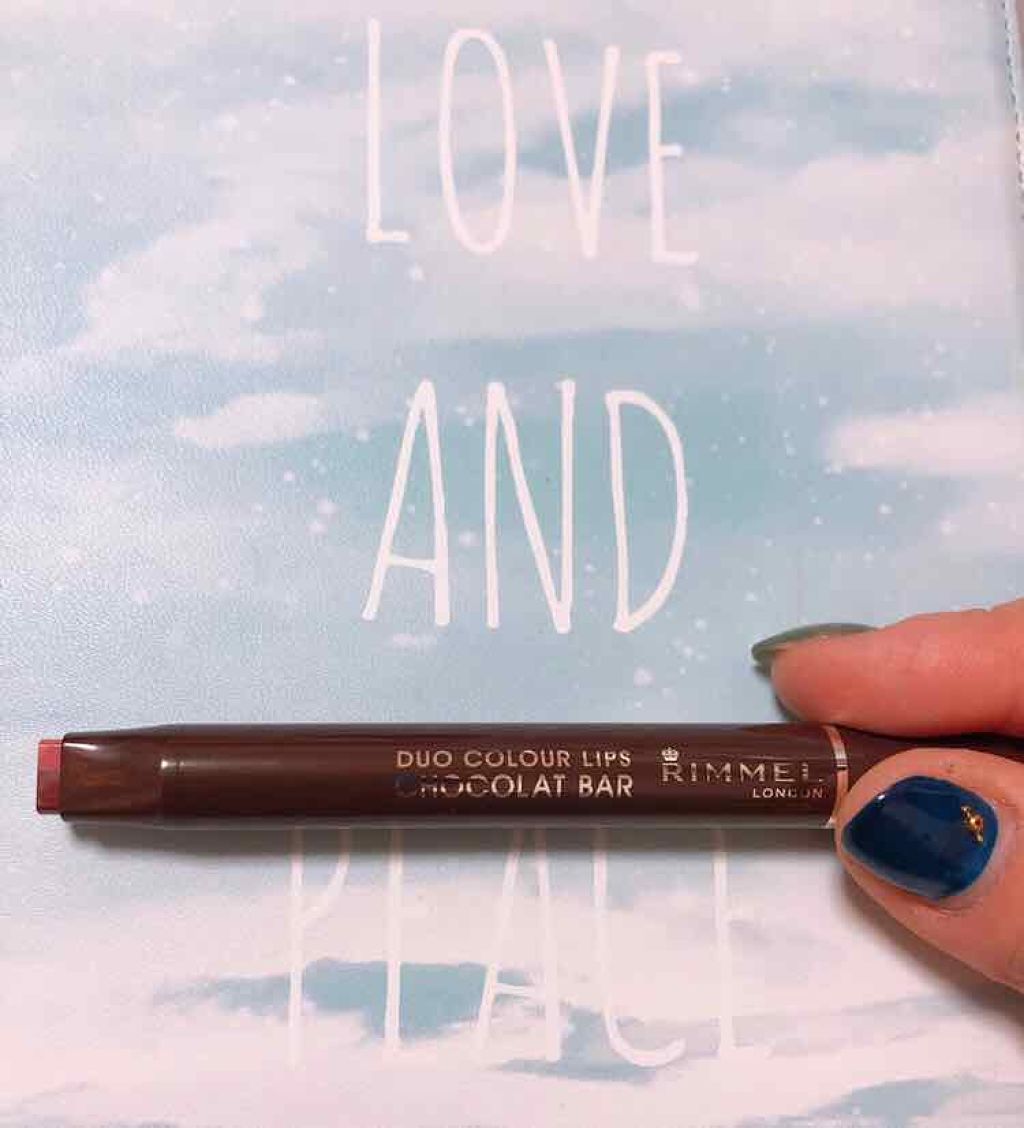 デュオカラーリップス ショコラバー/リンメル ロンドン/口紅を使ったクチコミ（1枚目）