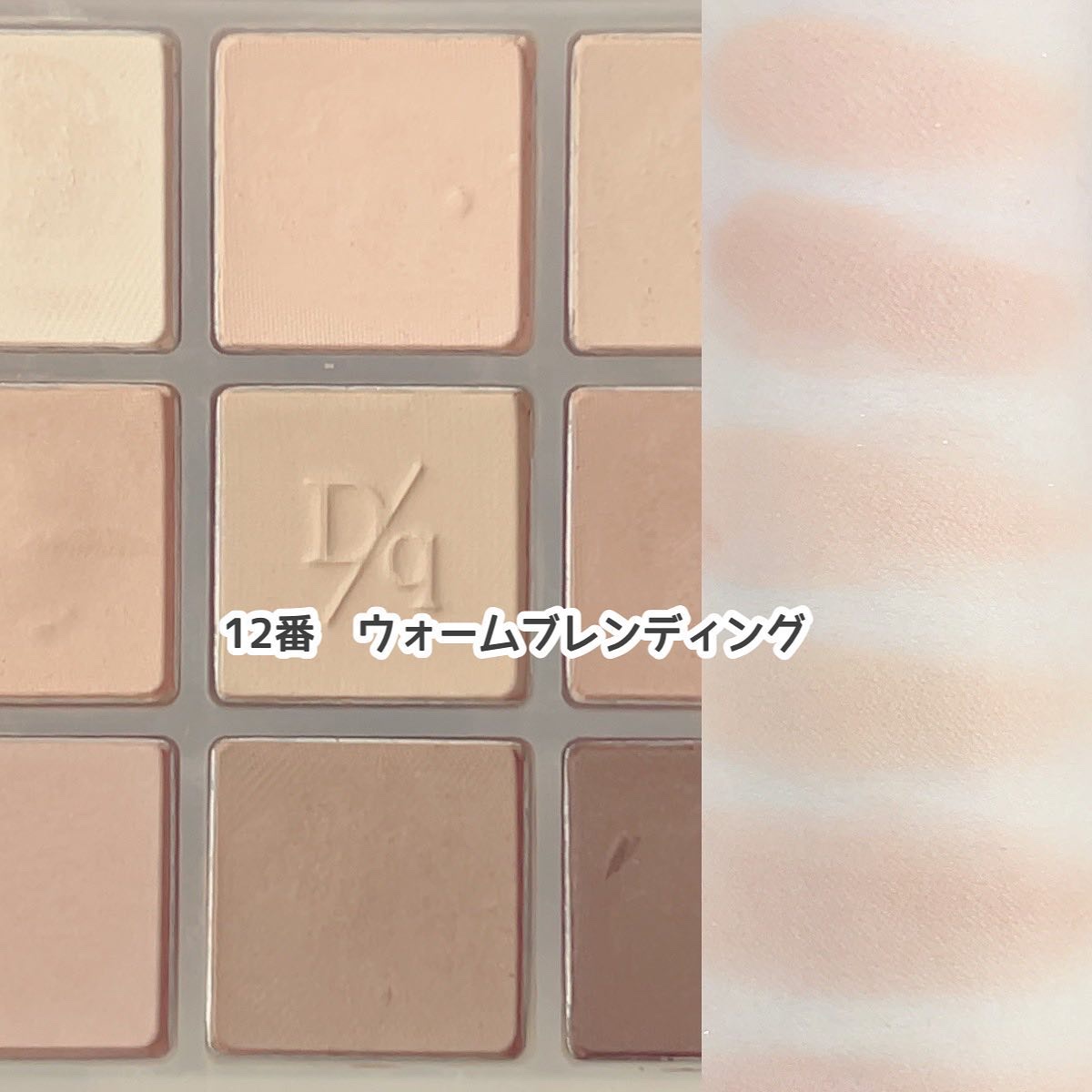 シャドウパレット/dasique/アイシャドウパレットを使ったクチコミ（3枚目）