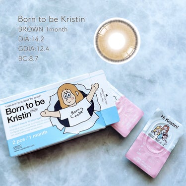 born to be kristin/Hapa kristin/カラーコンタクトレンズを使ったクチコミ（1枚目）