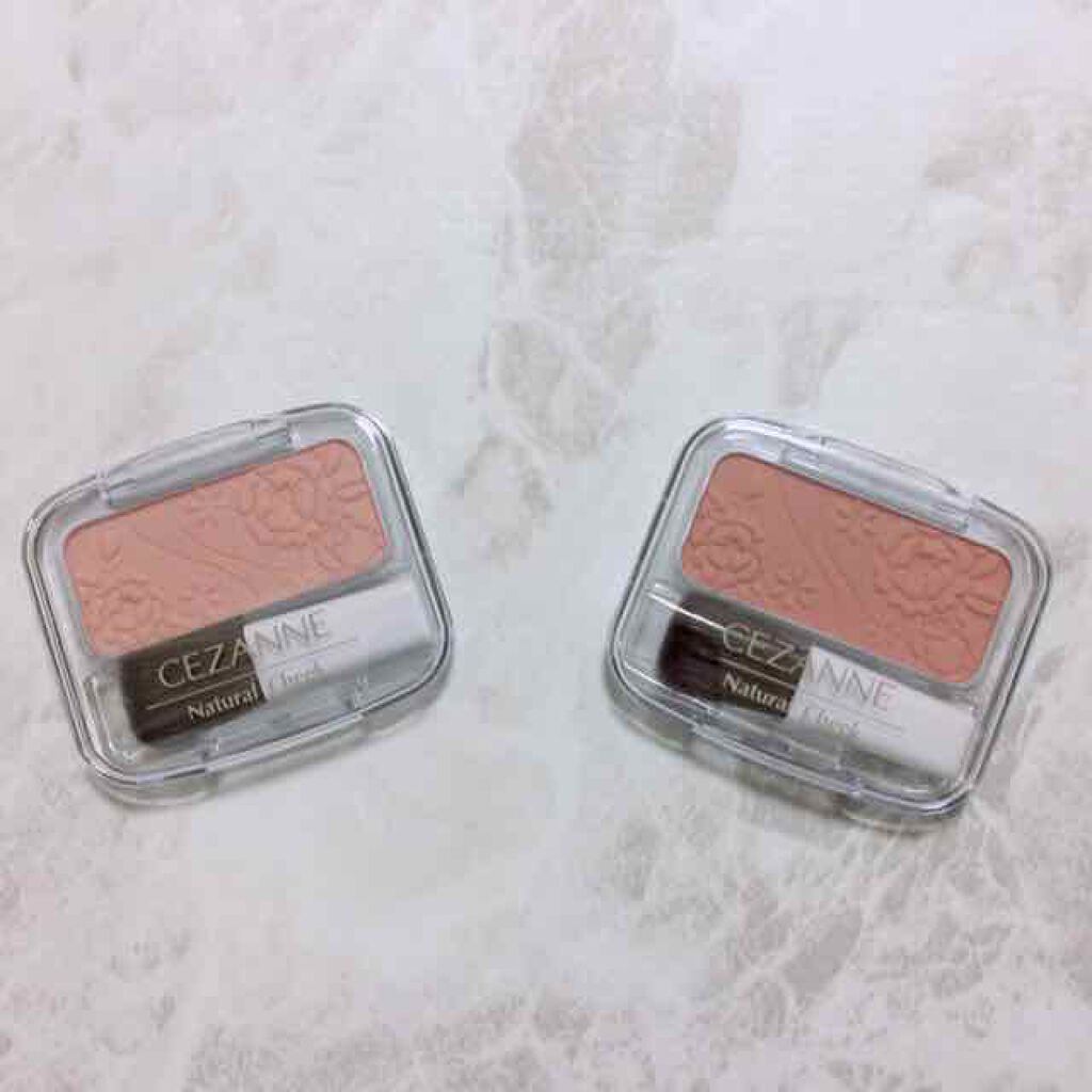 ナチュラル チークN/CEZANNE/パウダーチークを使ったクチコミ(1枚目)