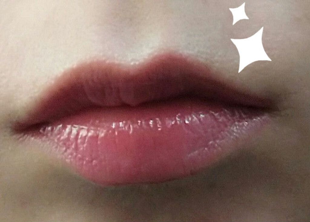 ルージュ アンリミテッド ラッカーシャイン<2019年クリスマスコフレ限定>/shu uemura/口紅を使ったクチコミ(3枚目)