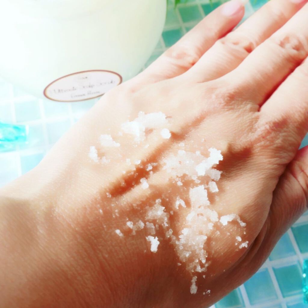 ヘッドスクラブ グリーン・ローズ/SABON/ヘッドスクラブを使ったクチコミ(4枚目)