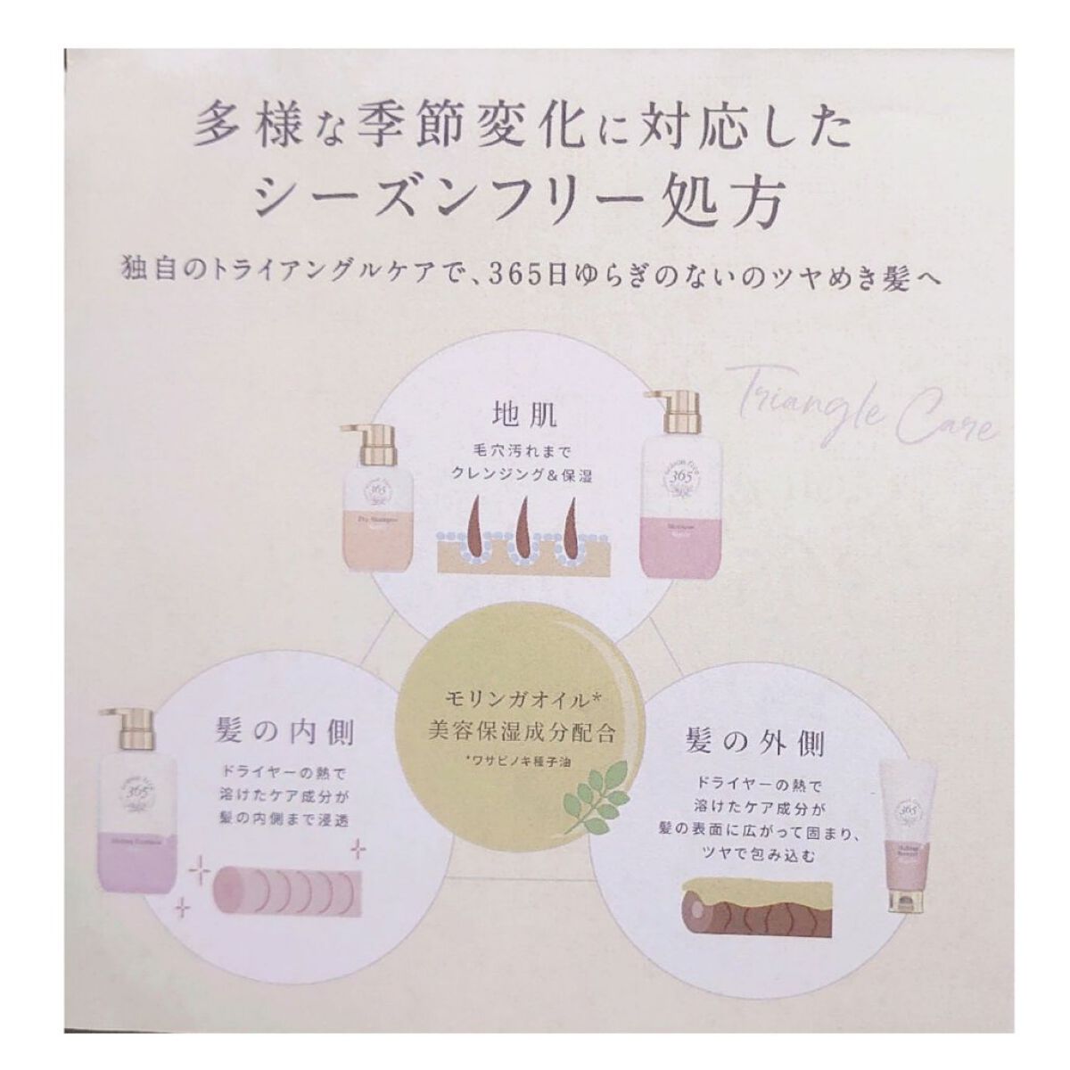 リペア シャンプー/メルティングトリートメント/season free 365/市販シャンプーを使ったクチコミ（3枚目）