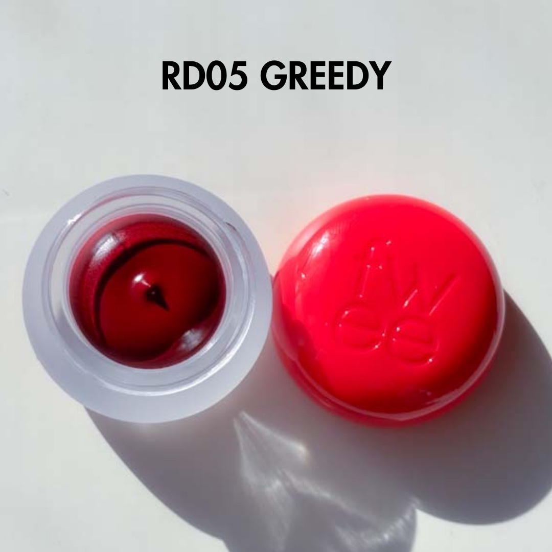 リップアンドチーク ブラーリープリンポット RD05 グリーディ/fwee/口紅を使ったクチコミ（2枚目）