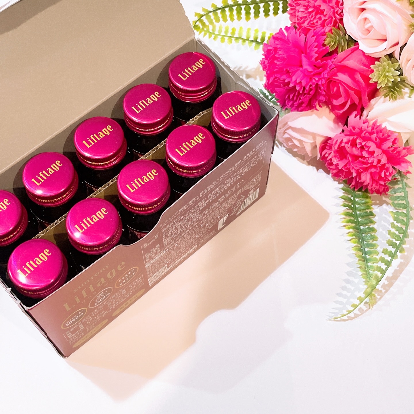 リフタージュ 白ぶどう味/サントリー/美容ドリンクを使ったクチコミ（3枚目）