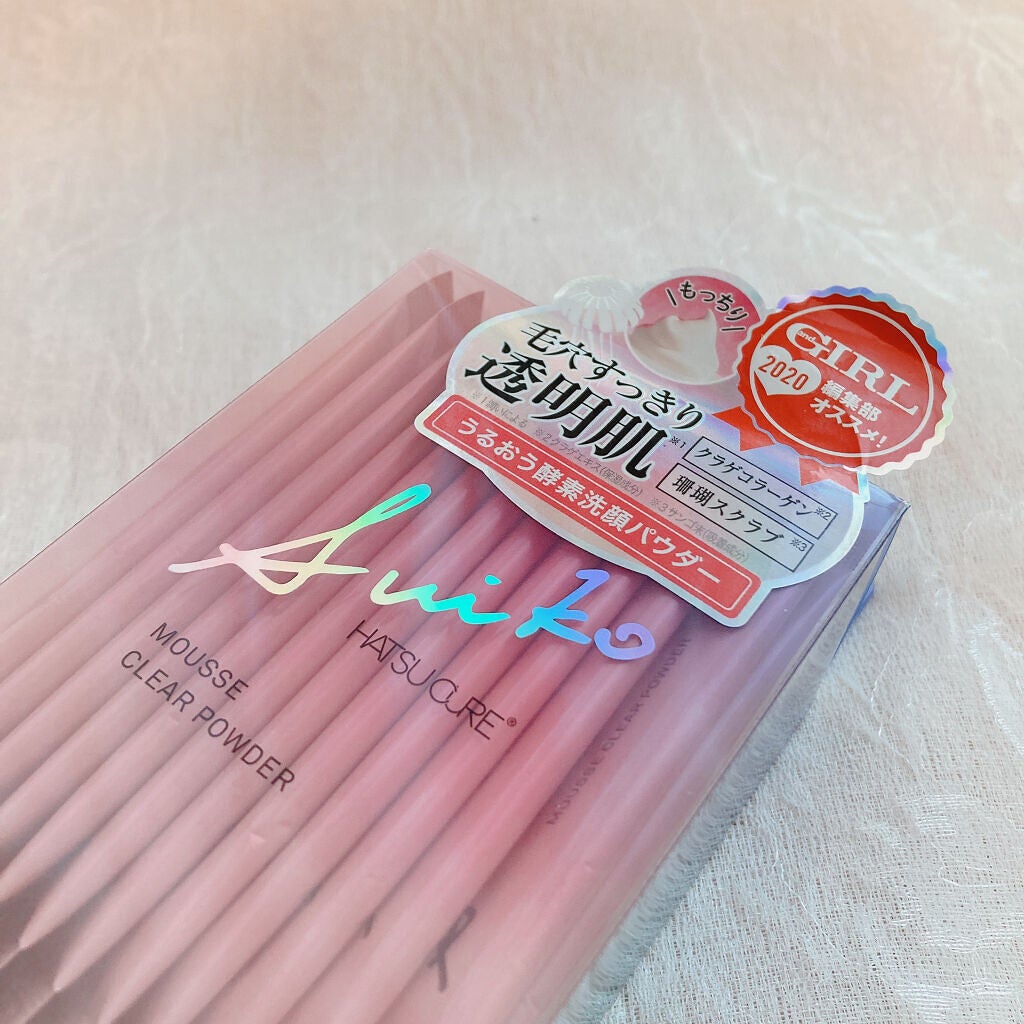 ムースクリアパウダー/SUIKO HATSUCURE/洗顔パウダーを使ったクチコミ(3枚目)