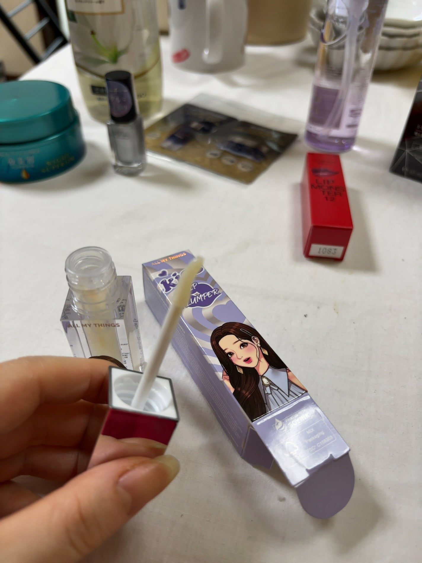 オールマイシングス トゥルービューティ キス リッププランパー/all my things/リッププランパーを使ったクチコミ(2枚目)