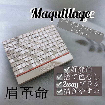 アイブロースタイリング 3D/マキアージュ/パウダーアイブロウを使ったクチコミ(1枚目)