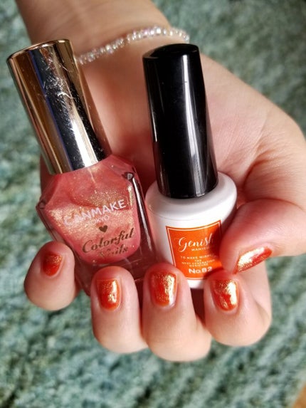 カラフルネイルズ/キャンメイク/マニキュアを使ったクチコミ(4枚目)