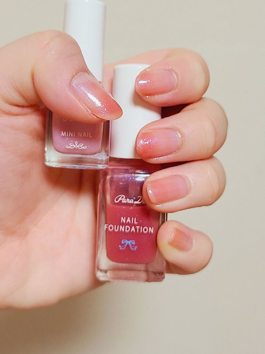 ネイルファンデーション/パラドゥ/マニキュアを使ったクチコミ（2枚目）