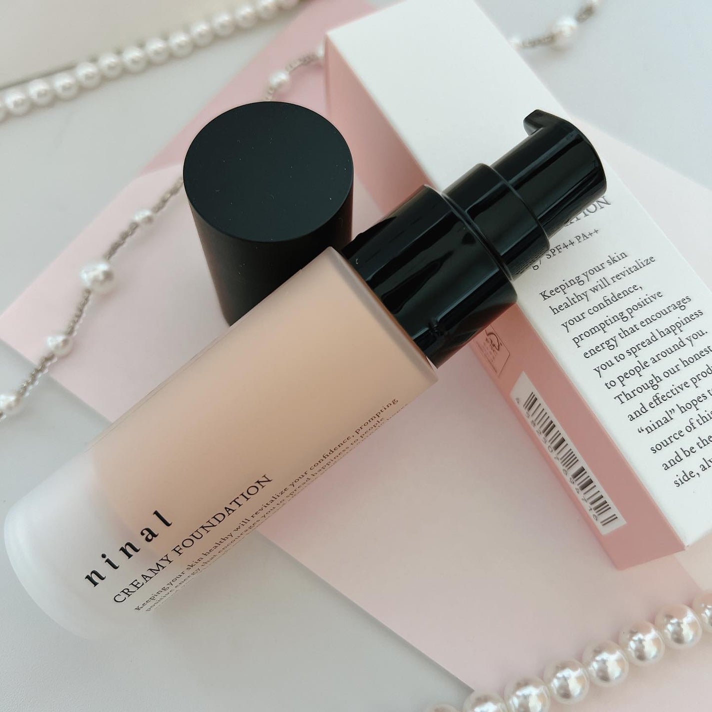 ninal クリーミィファンデーション/ninal/クリーム・エマルジョンファンデーションを使ったクチコミ(2枚目)