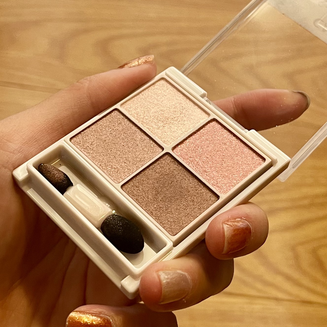 シルキースフレアイズ 08 ストロベリーコッパー/キャンメイク/アイシャドウパレットを使ったクチコミ（3枚目）