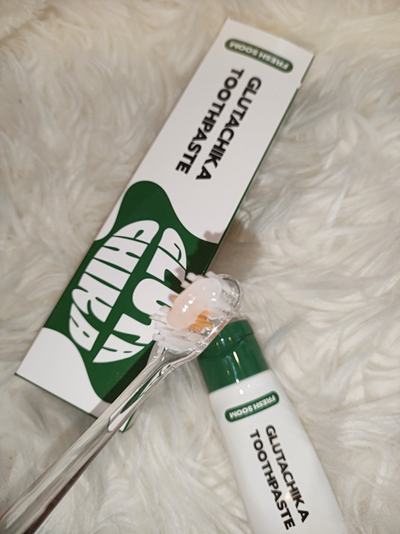 グルタチカフレッシュスーム歯磨き粉/Dr.Viuum/歯磨き粉を使ったクチコミ（3枚目）