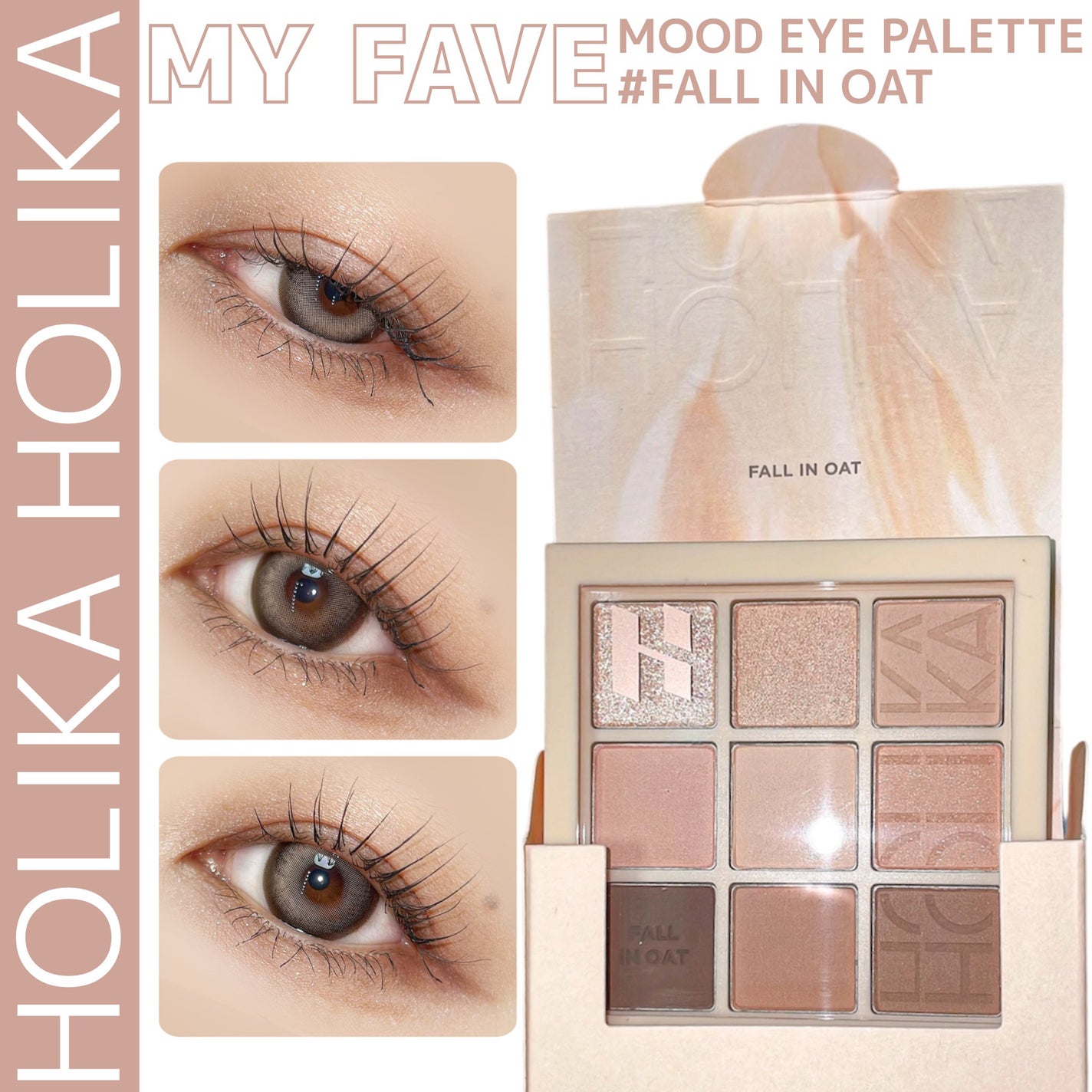 マイフェイブムードアイパレット 9カラー/HOLIKA HOLIKA/アイシャドウパレットを使ったクチコミ(1枚目)